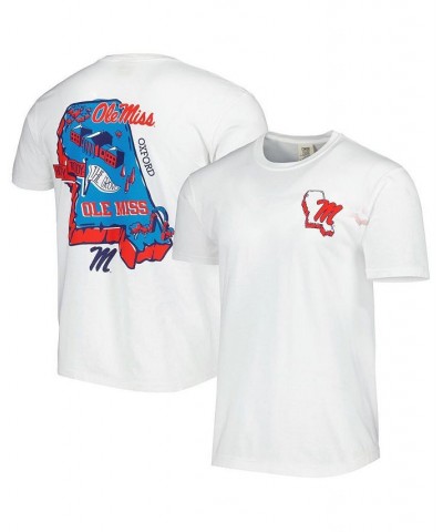 Men's White Ole Miss Rebels Hyperlocal T-shirt $21.00 T-Shirts