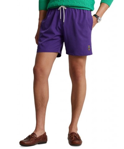 Men's 5-3/4-Inch Traveler Classic Swim Trunks Purple $33.31 Swimsuits