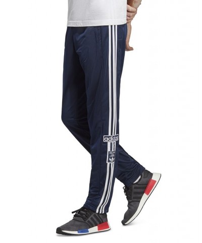 Men's Adicolor Classics Adibreak Classic-Fit 3-Stripes Breakaway Track Pants Blue $45.00 Pants