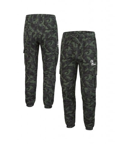 Men's Camo Ole Miss Rebels Logo OHT Military-inspired Appreciation Code Fleece Pants $31.79 Pants