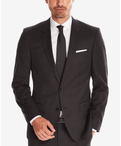 BOSS Men's Slim-Fit Super 120 Italian Virgin Wool Sport Coat Black $127.04 Blazers