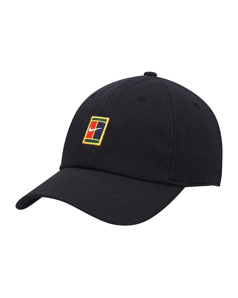Men's Black Heritage86 Court Logo Adjustable Hat $20.39 Hats