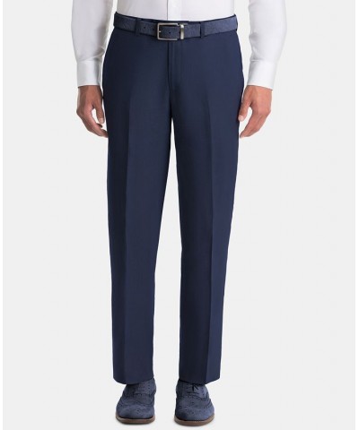 Men's UltraFlex Classic-Fit Linen Pants Blue $60.75 Pants