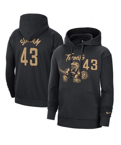 Men's Pascal Siakam Black Toronto Raptors 2021/22 City Edition Name and Number Pullover Hoodie $27.06 Sweatshirt