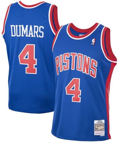 Men's Joe Dumars Blue Detroit Pistons 1988-89 Hardwood Classics Swingman Player Jersey $47.85 Jersey