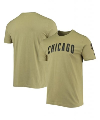 Men's Olive Chicago Cubs Brushed Armed Forces T-shirt $22.50 T-Shirts