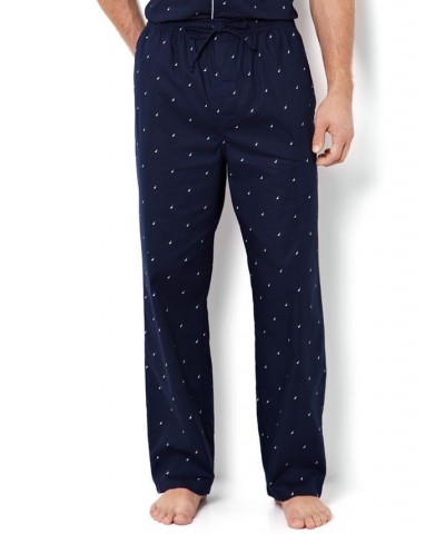 Men's Signature Pajama Pants Blue $13.88 Pajama