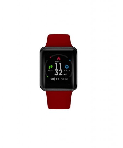 Unisex Air Special Edition Red Silicone Strap Smart Watch 45mm $15.05 Watches