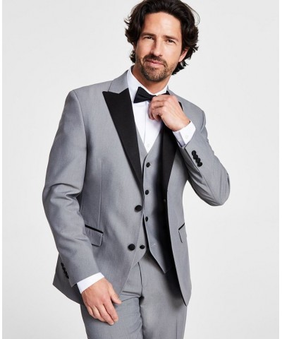 Men's Slim-Fit Tuxedo Jackets Gray $54.05 Suits
