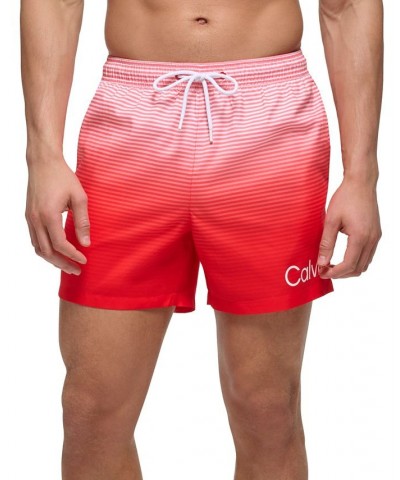 Men's 5" OmbrÉ Gradient Stripe Swim Trunks PD05 $18.12 Swimsuits
