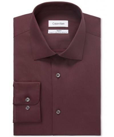 Calvin Klein Men's Steel Regular Fit Stain Shield Performance Dress Shirt PD05 $35.80 Dress Shirts