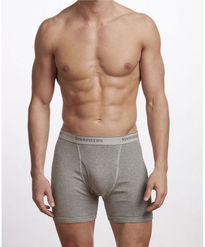 Premium Cotton Men's 2 Pack Boxer Brief Underwear, Plus Gray $33.60 Underwear
