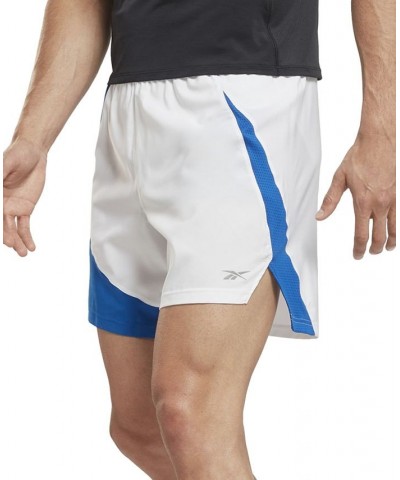 Men's Running Speedwick Colorblocked Reflective Drawstring Shorts White $22.80 Shorts