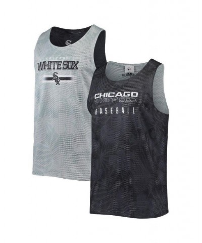 Men's Black Chicago White Sox Floral Reversible Mesh Tank Top $29.49 T-Shirts