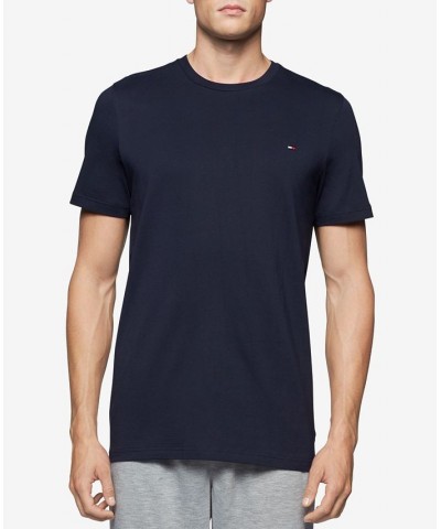 Men's Cotton Crew Neck Undershirt Blue $17.34 Undershirt