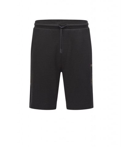 BOSS Men's Regular-Fit Logo Shorts Black $45.00 Shorts
