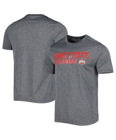 Men's Steel Ohio State Buckeyes Slate Impact Knockout T-shirt $15.75 T-Shirts