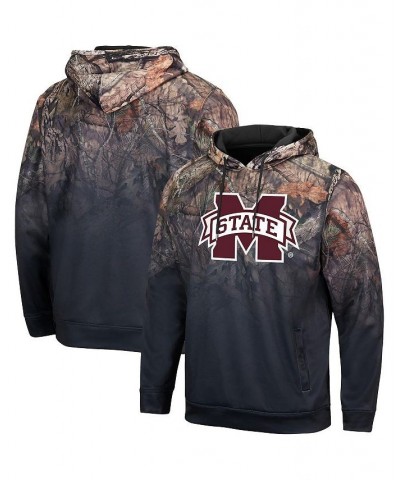 Men's Black Mississippi State Bulldogs Mossy Oak Pullover Hoodie $27.26 Sweatshirt