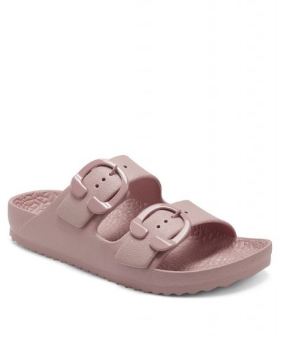 Women's Joy Sport Slide Sandals Pink $21.00 Shoes