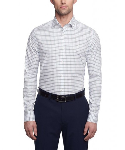 Men's TH Flex Slim Fit Wrinkle Free Stretch Pinpoint Oxford Dress Shirt Multi $21.00 Dress Shirts