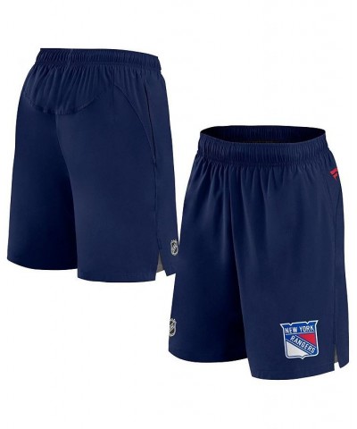 Men's Branded Navy New York Rangers Authentic Pro Rink Shorts $25.52 Shorts